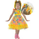 Yellow Plaid June Party Dress Luxurious + 2 Hair Bow