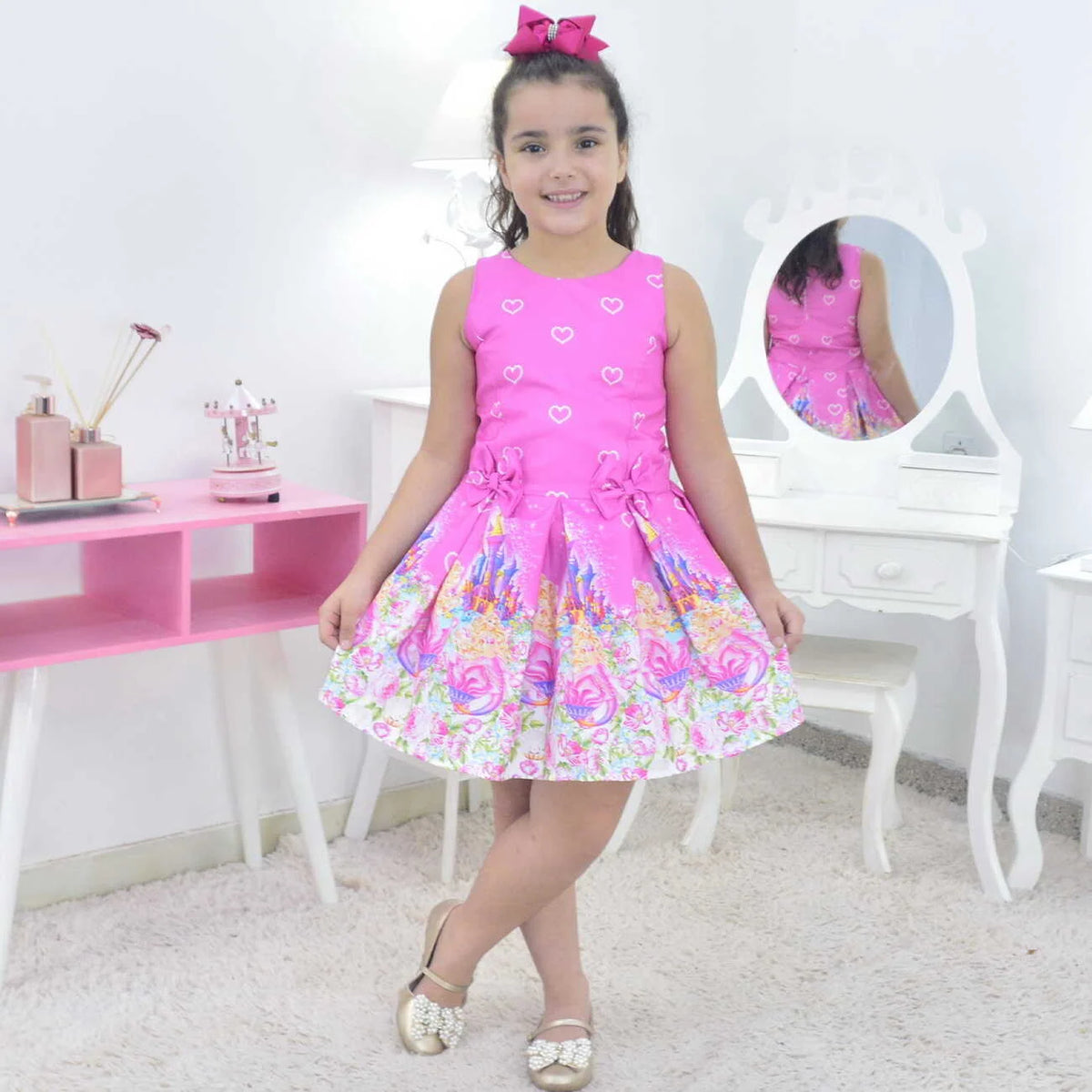 mermaid dress for girls birthday The Romantic Pink Mermaid Costume Dress – Luxury Kids Costume by Teresita  Orillac – Joy Costumes main image 1