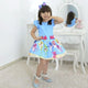 Vestido niña Baby Shark la Familia Tiburón, fiesta cumpleaños