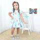 Girl's dress little mermaid Ariel, children party + Hair Bow