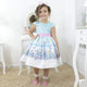 Girl's dress mermaids in the background and treasures, birthday party