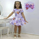 Vestido niña princesa Sofia Primera + Lazo