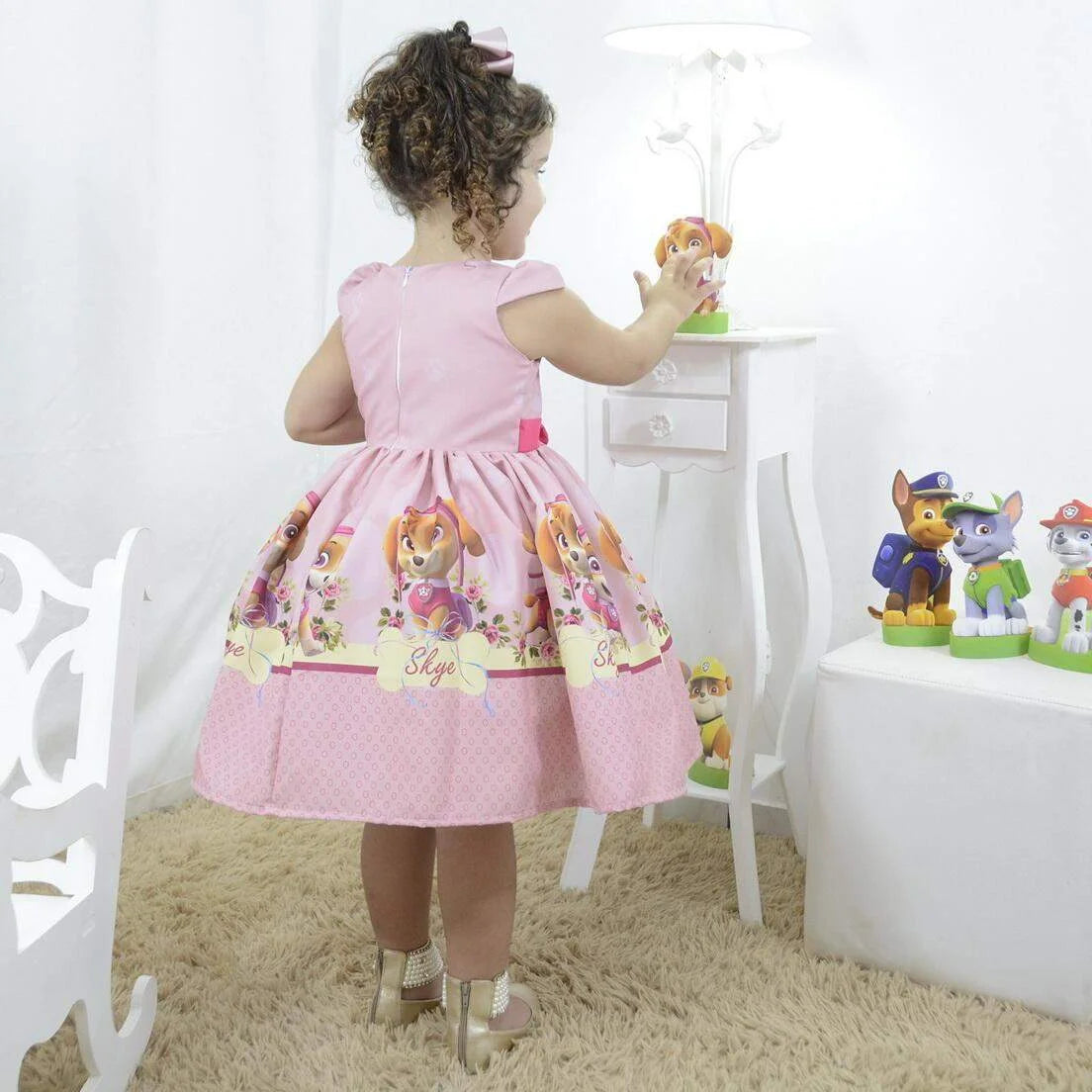 Paw patrol top girl birthday dress