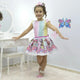 Vestido niña Lol Unicornio, fiesta infantil + Lazo