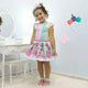 Vestido de niña Lol Unicornio, fiesta infantil + Diadema