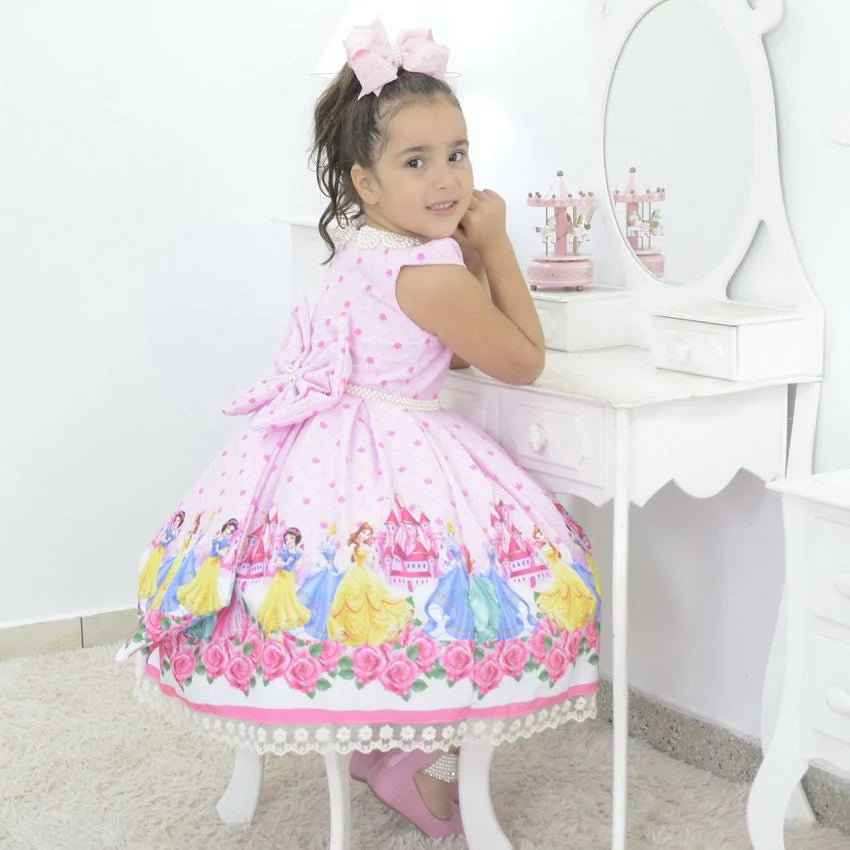 Luxurious Disney Princesses Dress for Perfect Birthday Party – Moderna