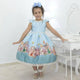 Vestido de lujo para niña Sirena bajo el mar, fiesta infantil
