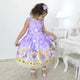 Vestido de lujo para niña Rapunzel, fiesta de cumpleaños