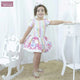 Girl's unicorn dress with stars, children party