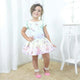 Vestido niña de unicornios, corazones y estrellas fugaces, fiesta infantil