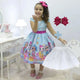 Lol Mermaid Theme Kids Dress + Hair Bow + Girl Petticoat, Clothes Birthday Party