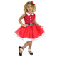 Vestido de niña de la Sra. Santa Claus, vacaciones de Navidad