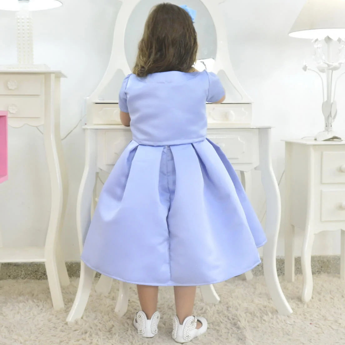 Soft Blue Dress with Bolero Baby Girl, Birthday or Formal Party Outfit 12-18 months US numeric