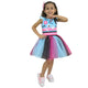 Vestido Azul TikTok, Ropa Tutú Cumpleaños Bebé y Niña - Tik Tok