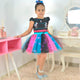 Vestido inspirado en TikTok con luz LED