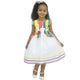 Vestido Acuarela Falda Tule Blanco - Abc Painting o 7
