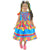 Blue Children's June Dress - Flap Effect + 2 Bows + Hoop Skirt