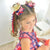 Red Plaid Tulle June Party Dress With Led + 2 Bows