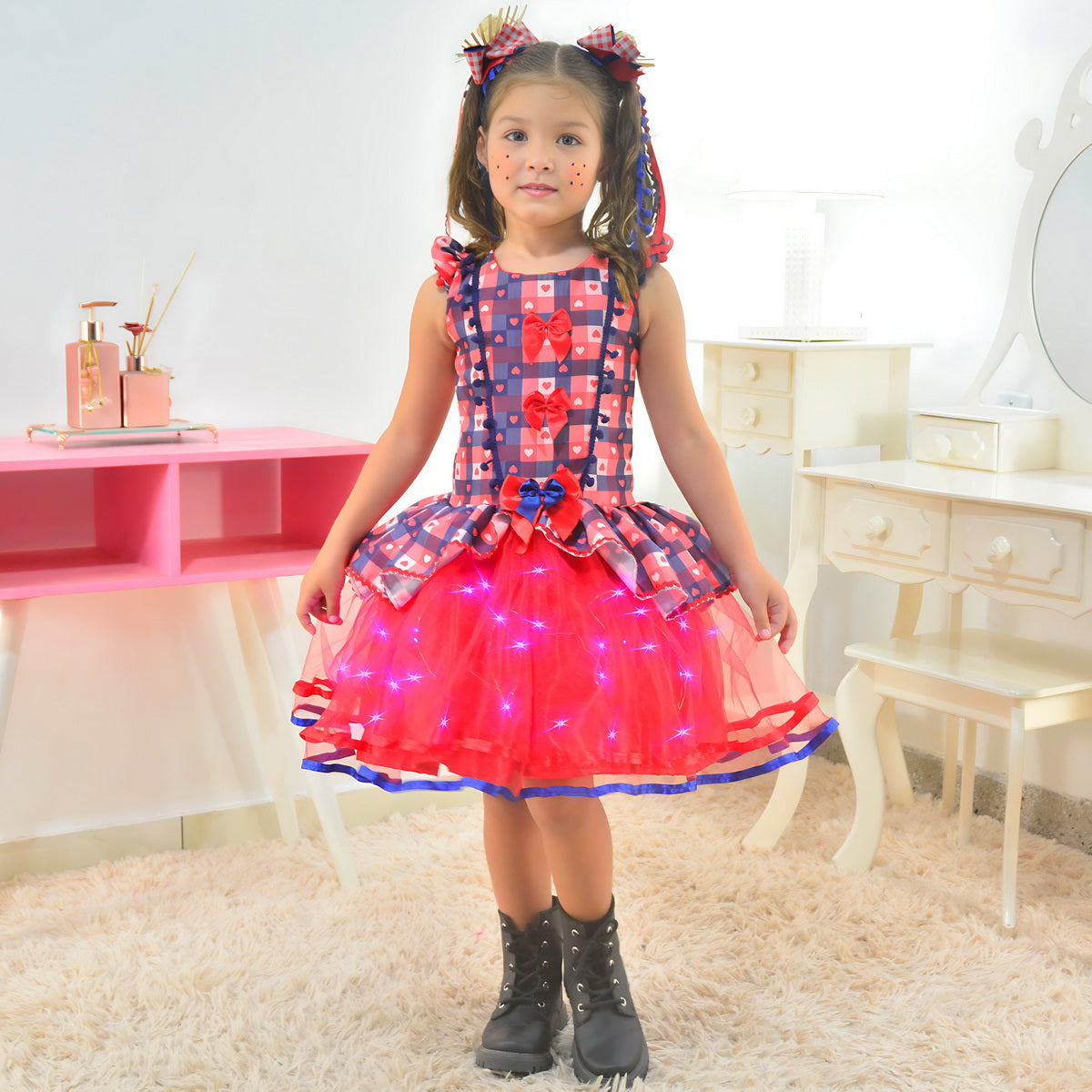 open lace back dress Amazon.com: Hulaha Baby Girls Elsa Costume Light Up White Princess Dress  Kids Halloween Party Led Dress 3-4Years : Clothing, Shoes & Jewelry main image 0