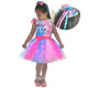 Stitch And Angel Dress - Colorful Tutu Skirt With Led And Hair Bow