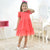 Children's Coral Tulle Dress - Christening, Wedding And Graduation