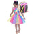Inside Out 2 Mini Fashionista Dress - Colorful Tutu Skirt with LED + Hair Bow