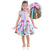 Inside Out 2 Mini Fashionista Dress + Hair Bow