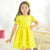 Children's Yellow Tulle Poá Dress Christening Wedding Graduation