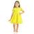 Children's Yellow Tulle Poá Dress Christening Wedding Graduation