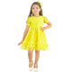 Children's Yellow Tulle Poá Dress Christening Wedding Graduation