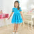 Turquoise Children's Tulle Poof Dress + Hair Bow