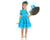 Turquoise Children's Tulle Poof Dress + Hair Bow