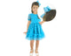 Turquoise Children's Tulle Poof Dress + Hair Bow