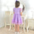 Lilac Children's Dress Tulle Poá Luxury + hair Bow