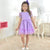 Lilac Children's Dress Tulle Poá Luxury + hair Bow