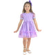 Lilac Children's Tulle Poá Dress Christening Wedding Graduation