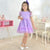 Lilac Children's Dress Tulle Poá Luxury + hair Bow