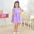 Lilac Children's Tulle Poá Dress Christening Wedding Graduation