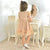 Beige Tulle Poá Luxury Dress For Children + Hair Bow