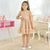 Beige Tulle Poá Children's Dress Christening Wedding Graduation