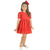 Children's Red Tulle Poá Luxury Dress + Hair Bow