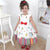 ABC Watercolor Dress Kit Painting The 7 Dress + Hair Bow + Girl Petticoat Clothes Birthday Party - Dress