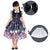 Addams Family Wandinha Dress + Filo Skirt + Hair Bow - Dress
