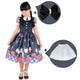 Addams Family Wandinha Dress + Filo Skirt + Hair Bow