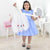 Alice in Wonderland dress in apron with cards baby and girl cosplay - Dress