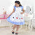 Alice in Wonderland dress in apron with cards baby and girl cosplay - Dress