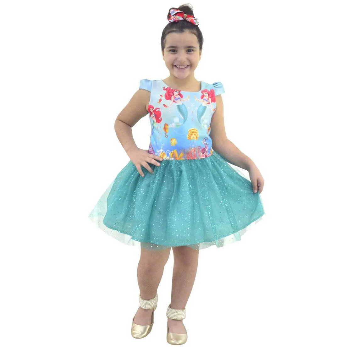 Sirenita Ariel Vestidos Para Niñas De Años Ariel Little Mermaid