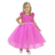 Baby Girl Fuchsia Pink Dress, Wedding Birthday