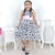 Baby Girls Cow Print Dress Birthday Party Farm - Dress