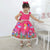 Baby Shark Pink Dress + Hair Bow + Girl Petticoat Birthday Baby Girl - Dress